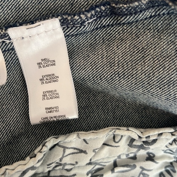 Karl Lagerfeld Blue Denim Jacket with Patches small - Picture 8 of 11